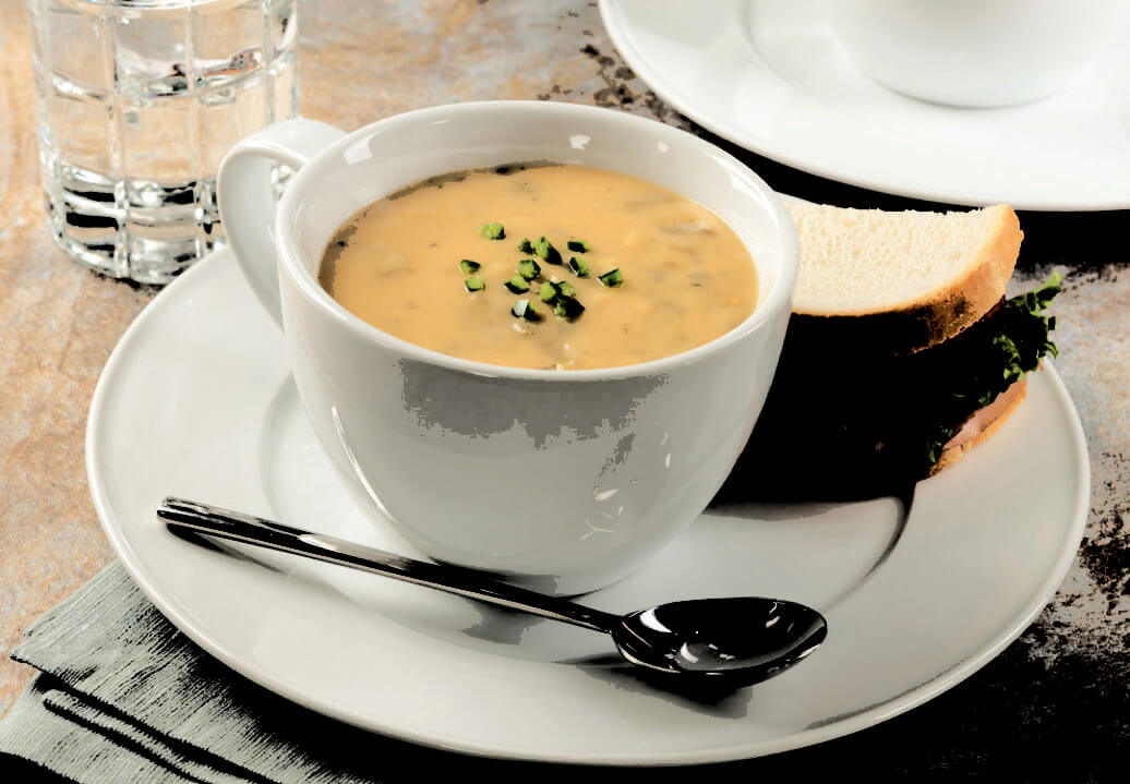 Spicy Fire Roasted Cheddar Broccoli Soup
