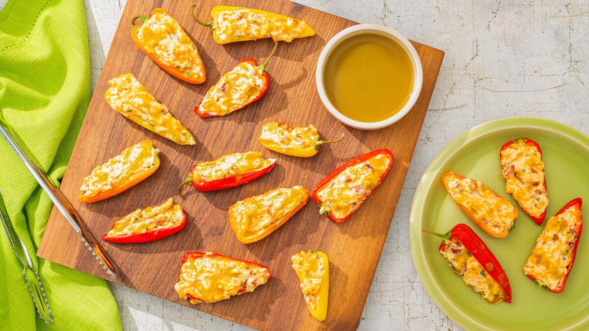 Air-Fryer Mini Pepper Poppers