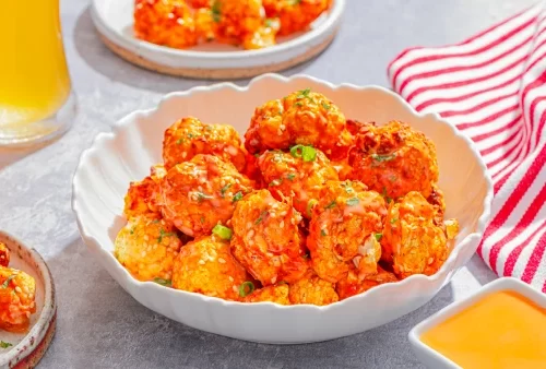 Air-Fried Bang-Bang Cauliflower recipe