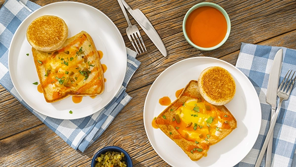 Cheesy Cheddar Cowboy Toasts