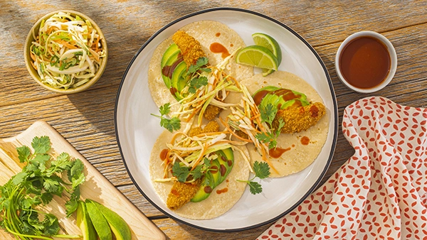 Crispy and Tangy Chicken Tacos