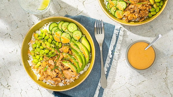 Spicy Salmon Sushi Bowl